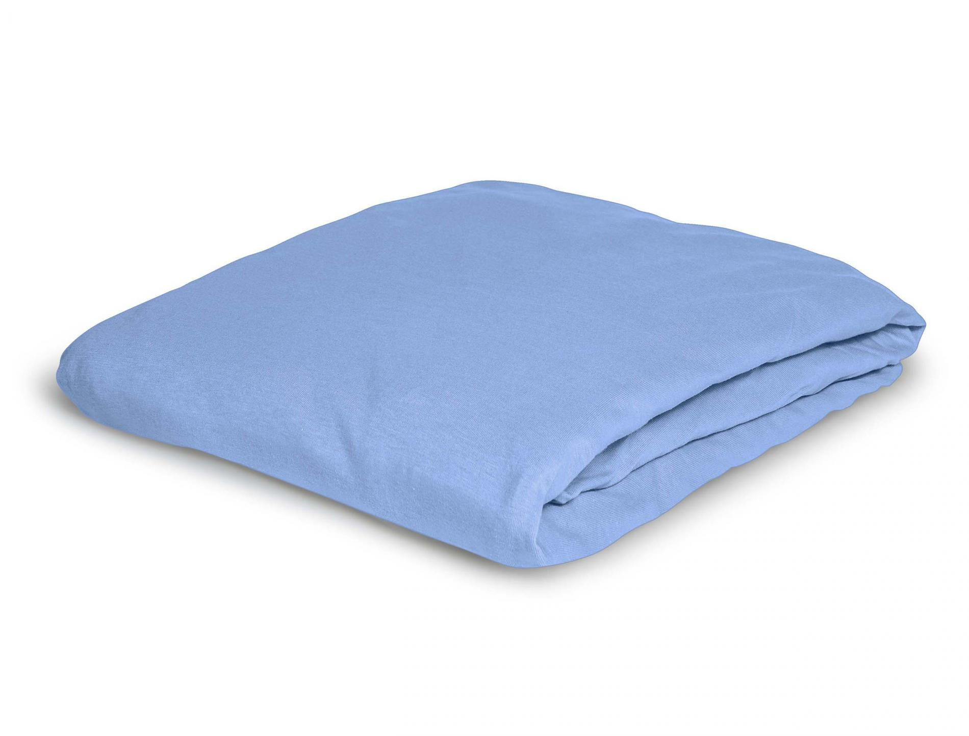 SPANNBETTTUCH NEPTUN 0005 - Blau, Textil (150/200cm) - Irisette