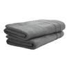 DUSCHTUCHSET Brooklyn - 2-teilig - 70 x 140 cm - Dunkelgrau - Dunkelgrau, Textil (70/140cm) - Uncover by Schiesser