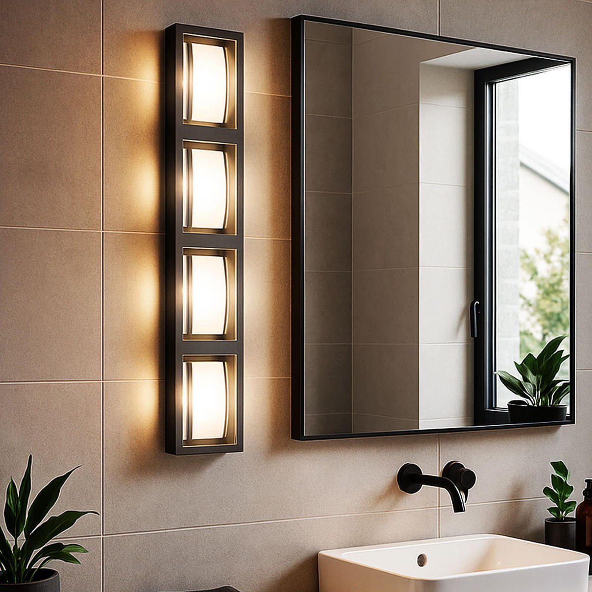 LED WANDLEUCHTE Adonia Aluminium Silber - Silberfarben, Glas (10/6.5/60cm) - Esto