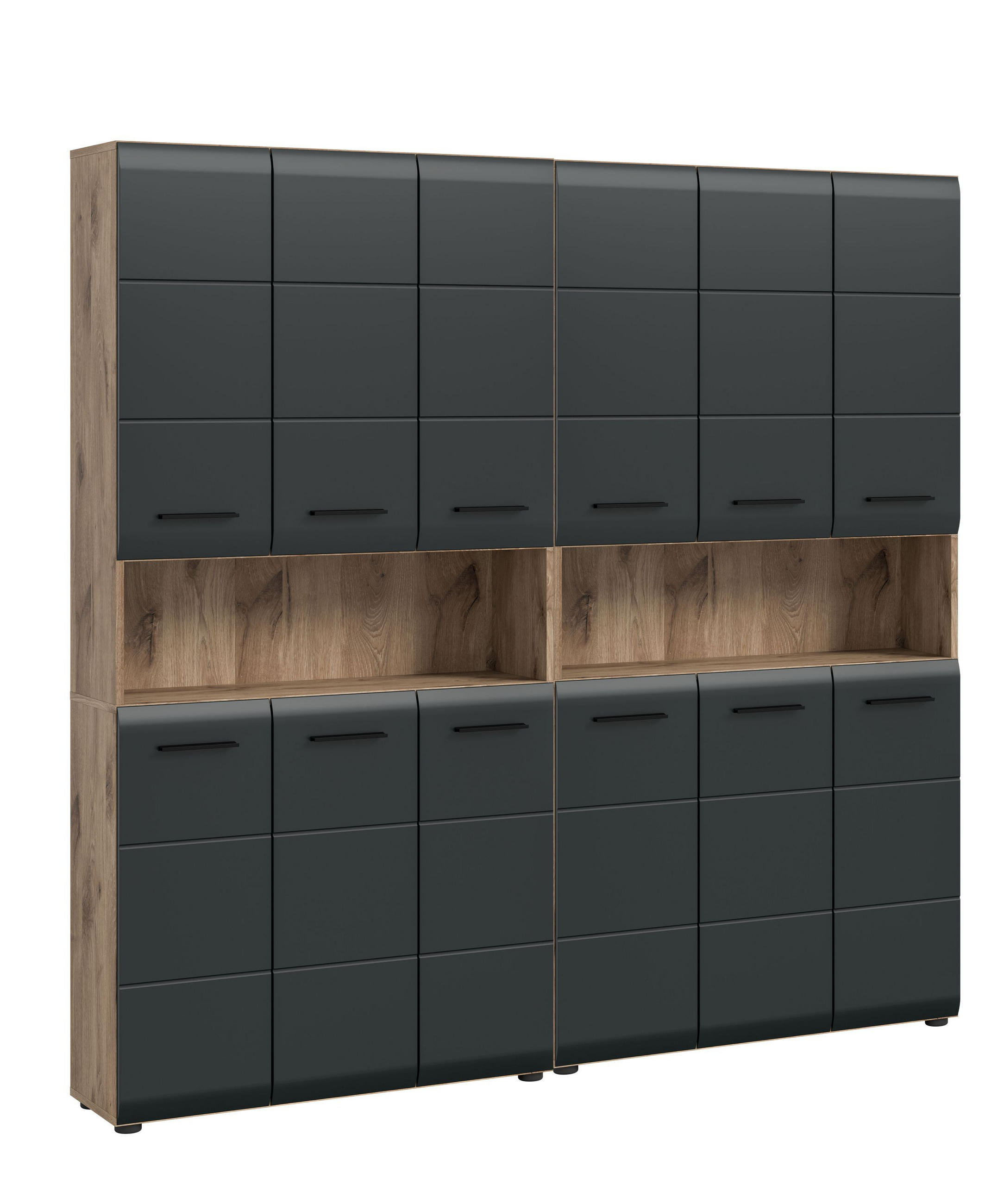 Homes & Jones Badezimmer Eiche 180x185x30 cm