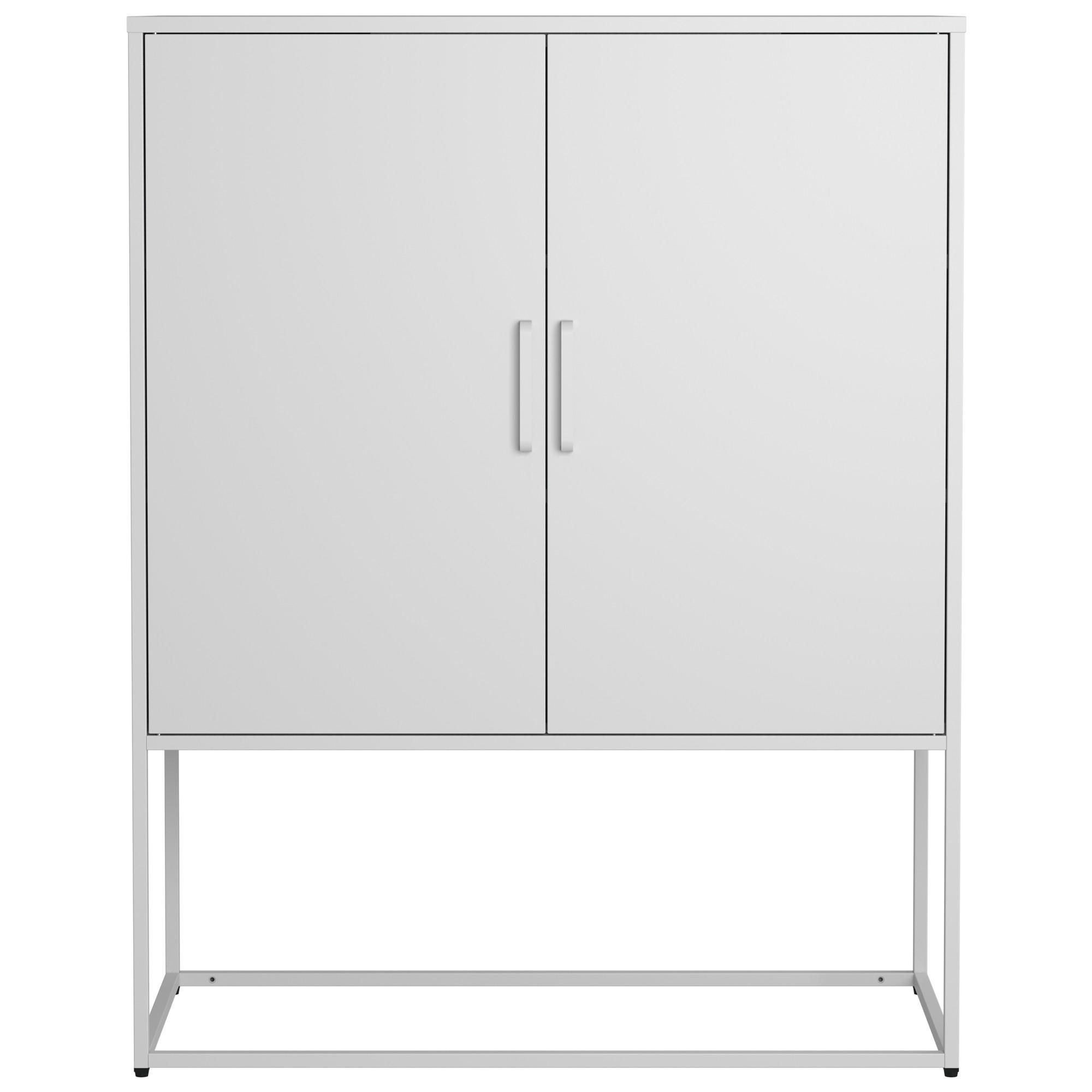 SIDEBOARD Weiß 85/40/109 cm - Weiß, Metall (85/109/40cm) - PANGIVO