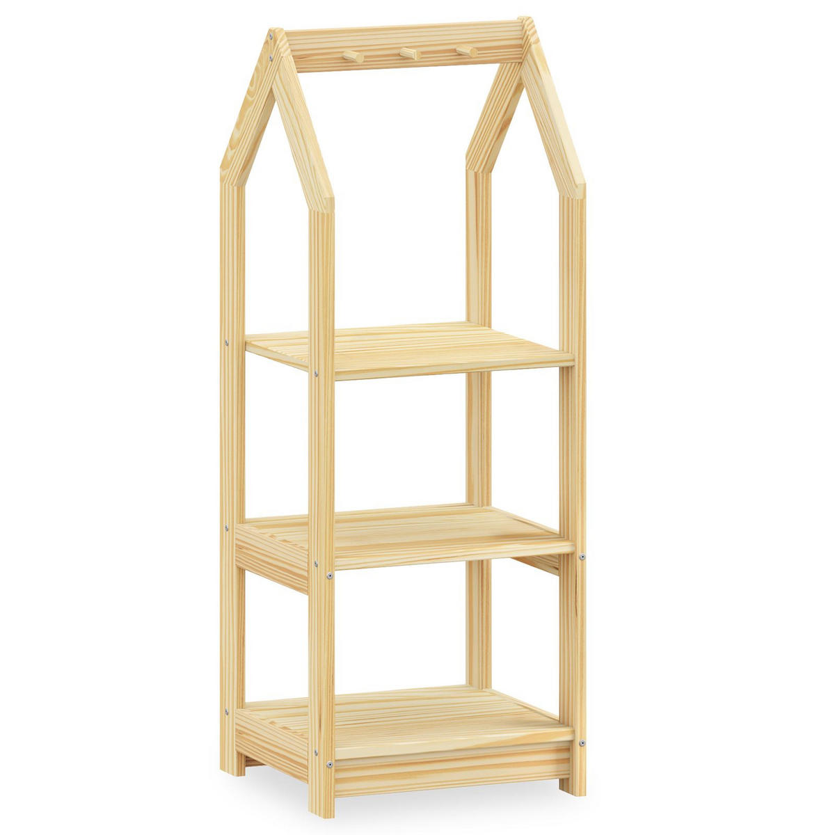 KINDERREGAL SALLY natur - Naturfarben, Holz (44/118/42cm) - IDIMEX