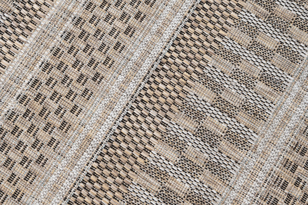 LÄUFER MELISSA Braun Gestreift Modern 60/1100 cm - Braun, Textil (60/1100cm) - Tapiso