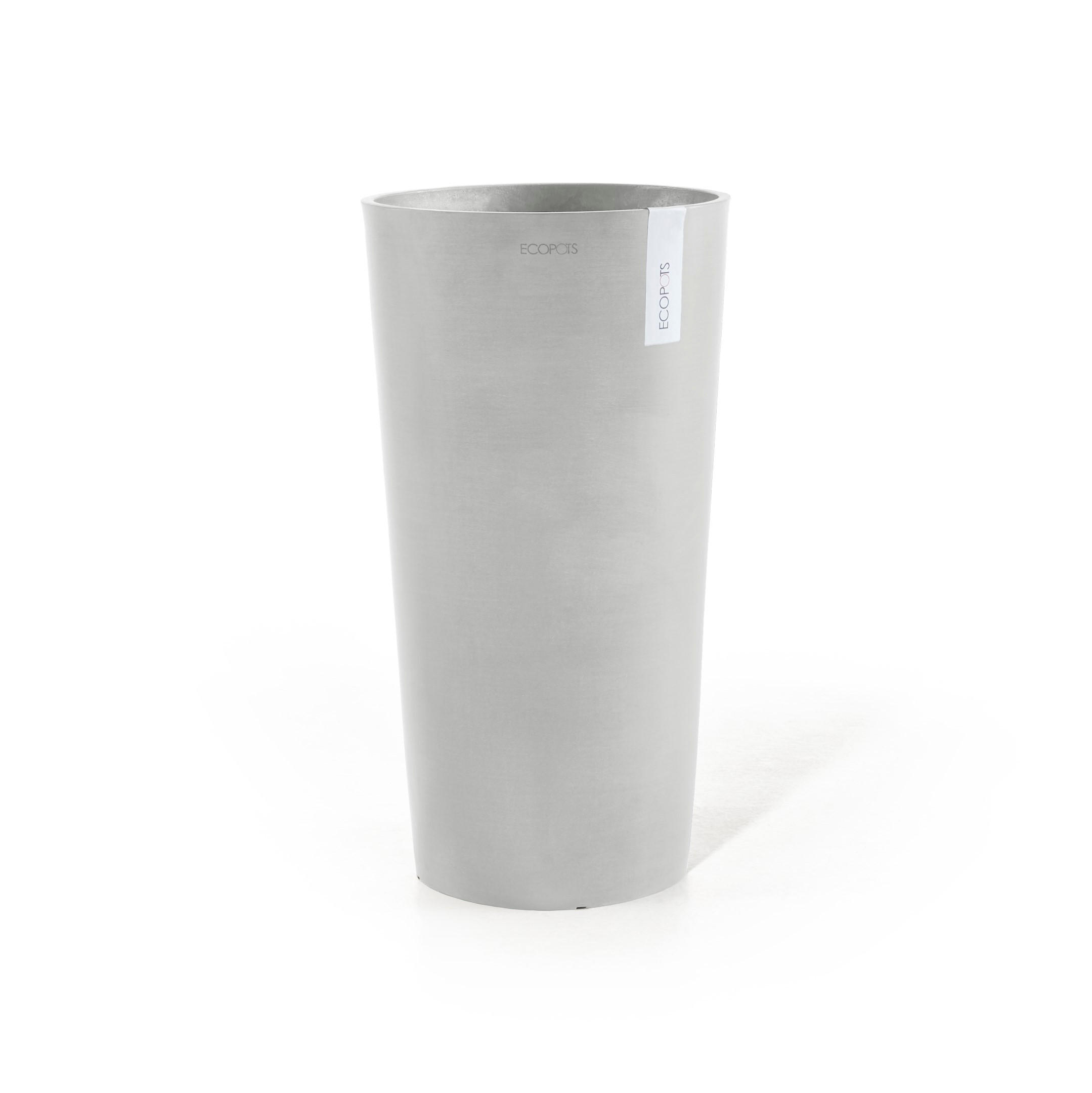 Ecopots Blumentopf Hellgrau 66 cm
