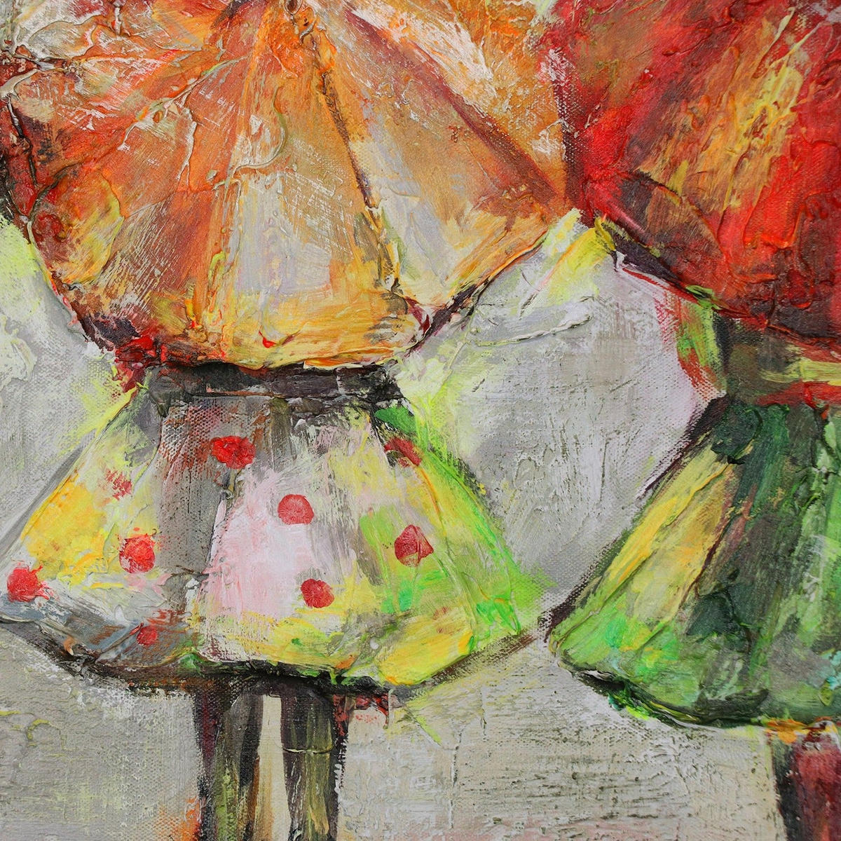GEMÄLDE Sommerregen Schattenfugenrahmen Grau 120x80 cm - Grau, Holz (120/80cm) - YS-art gallery