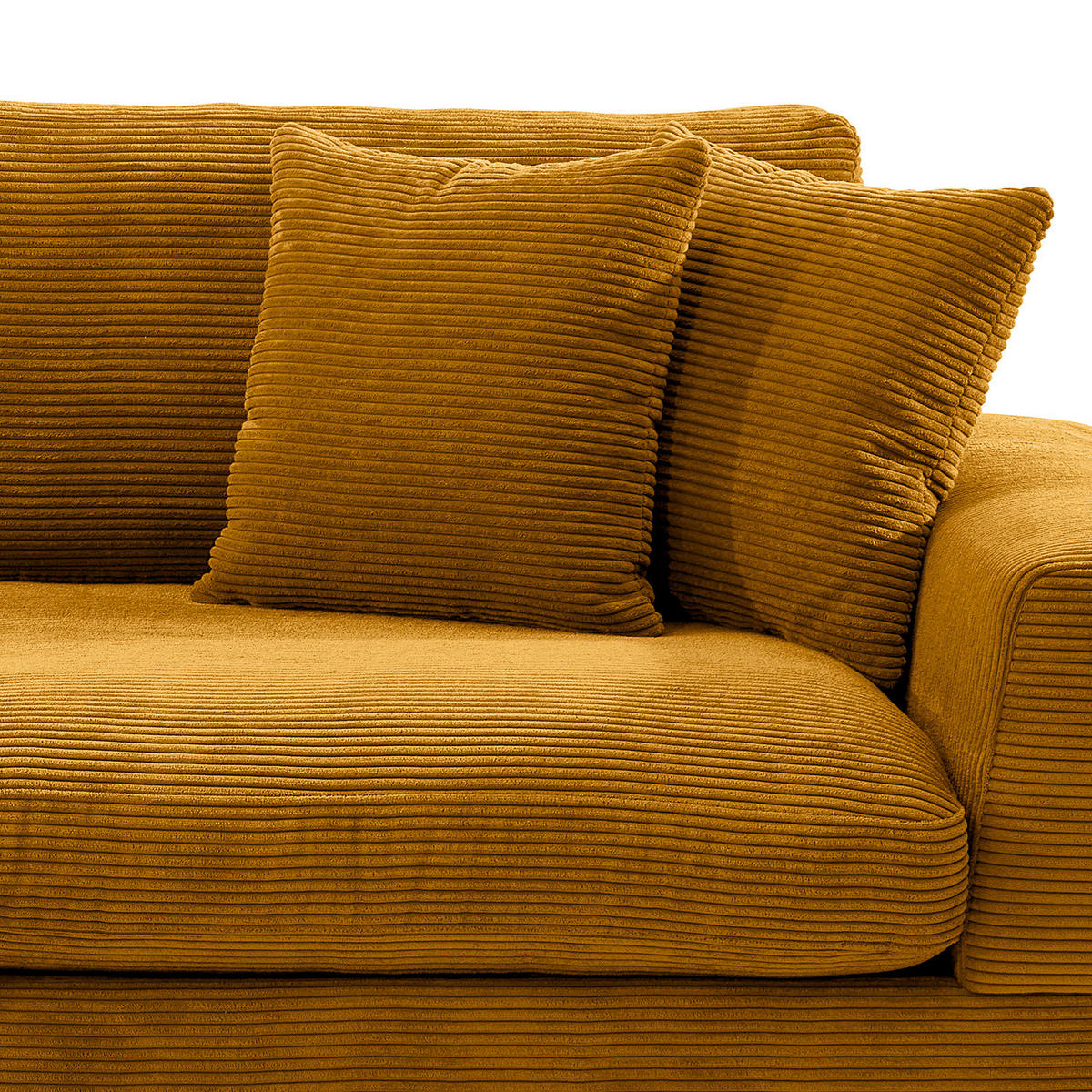 3-SITZER SOFA - Gelb, Textil (243/92/103cm) - home24