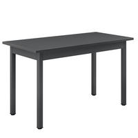 ESSTISCH Den Haag - Dunkelgrau, Holzwerkstoff/Metall (60/120/75cm) - [en.casa]