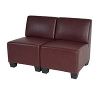 2-SITZER Rotbraun - Rotbraun, Textil (114/76/72cm) - MCW