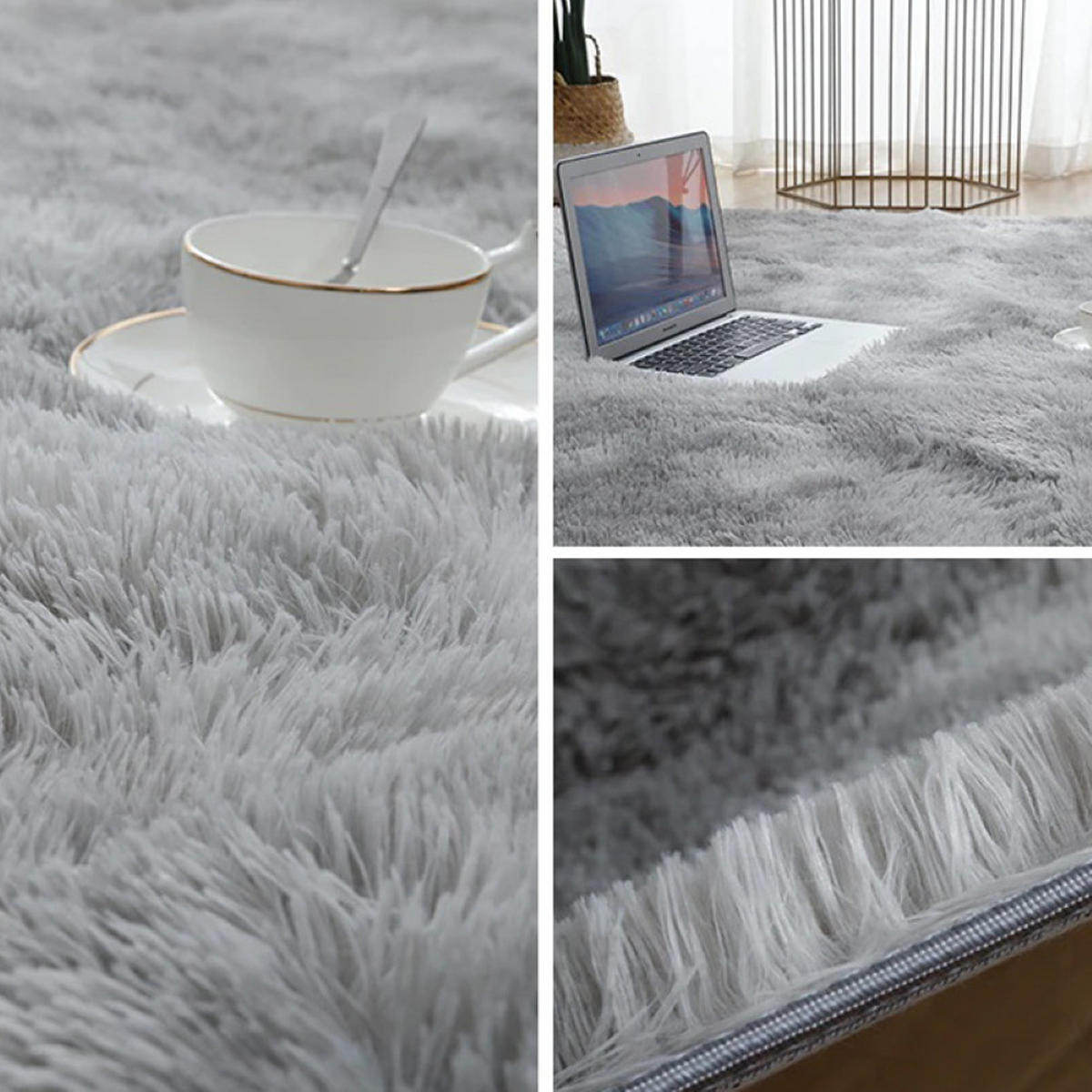 SHAGGY 160/220 cm - Grau, Textil (220/160cm) - MUVU