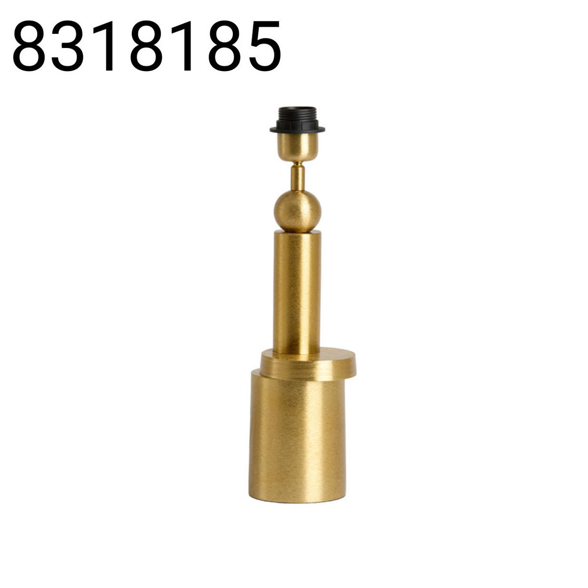 LAMPENFUSS Vivino - Gold - 12/12/35 cm - Goldfarben, Metall (12/12/35cm) - Light & Living