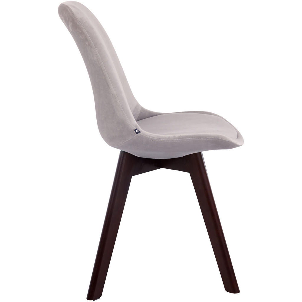 Thumbnail - CLP Stuhl, Grau, Textil, 48x84x55 cm, Esszimmer, Stühle, Esszimmerstühle, Vierfußstühle