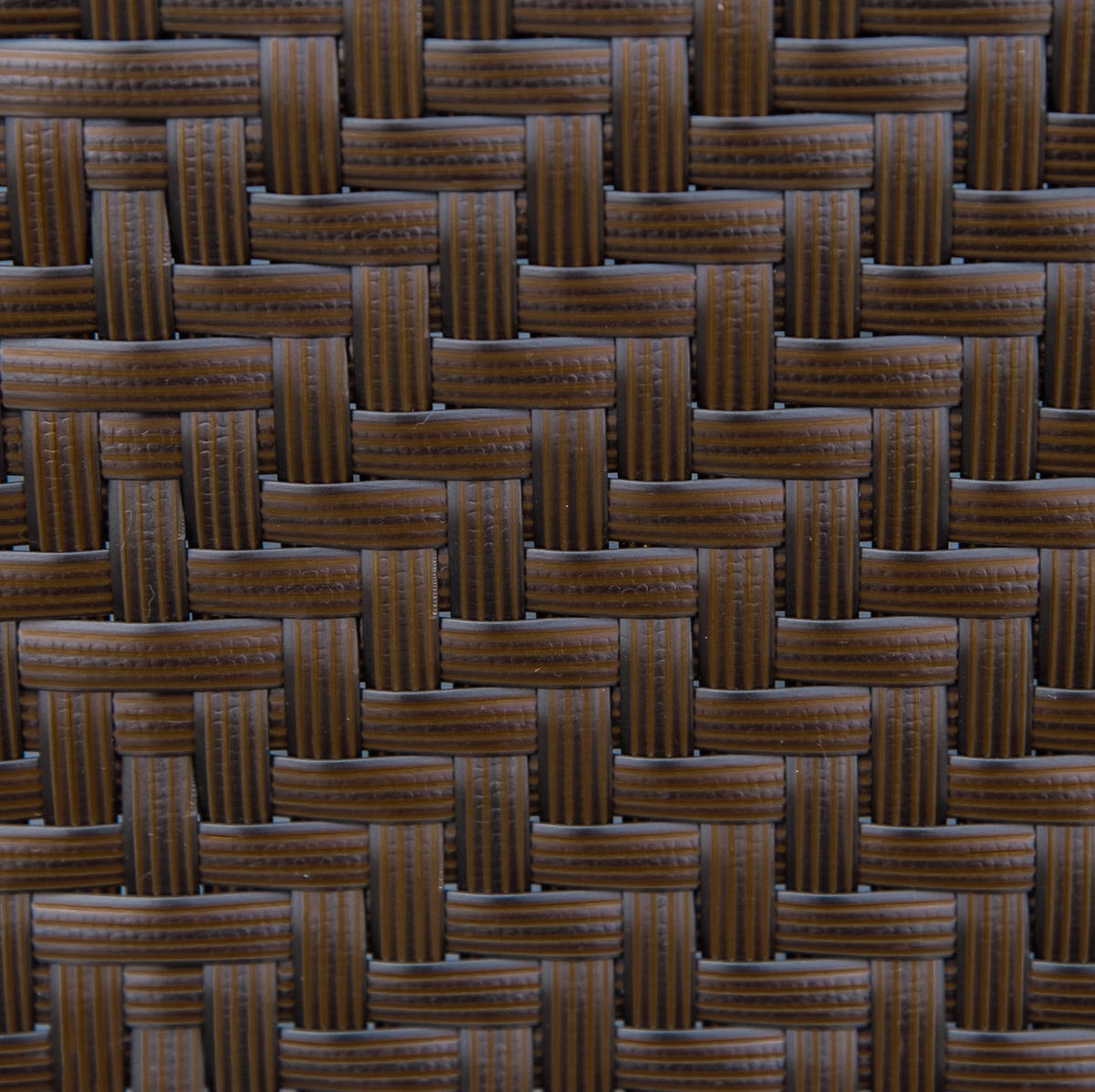 KLAPPSTUHL 58/71/111 cm braun aus PE-Rattan und Stahl 7-fach verstellbar - Braun, Kunststoff (71/111/58cm) - OKWISH