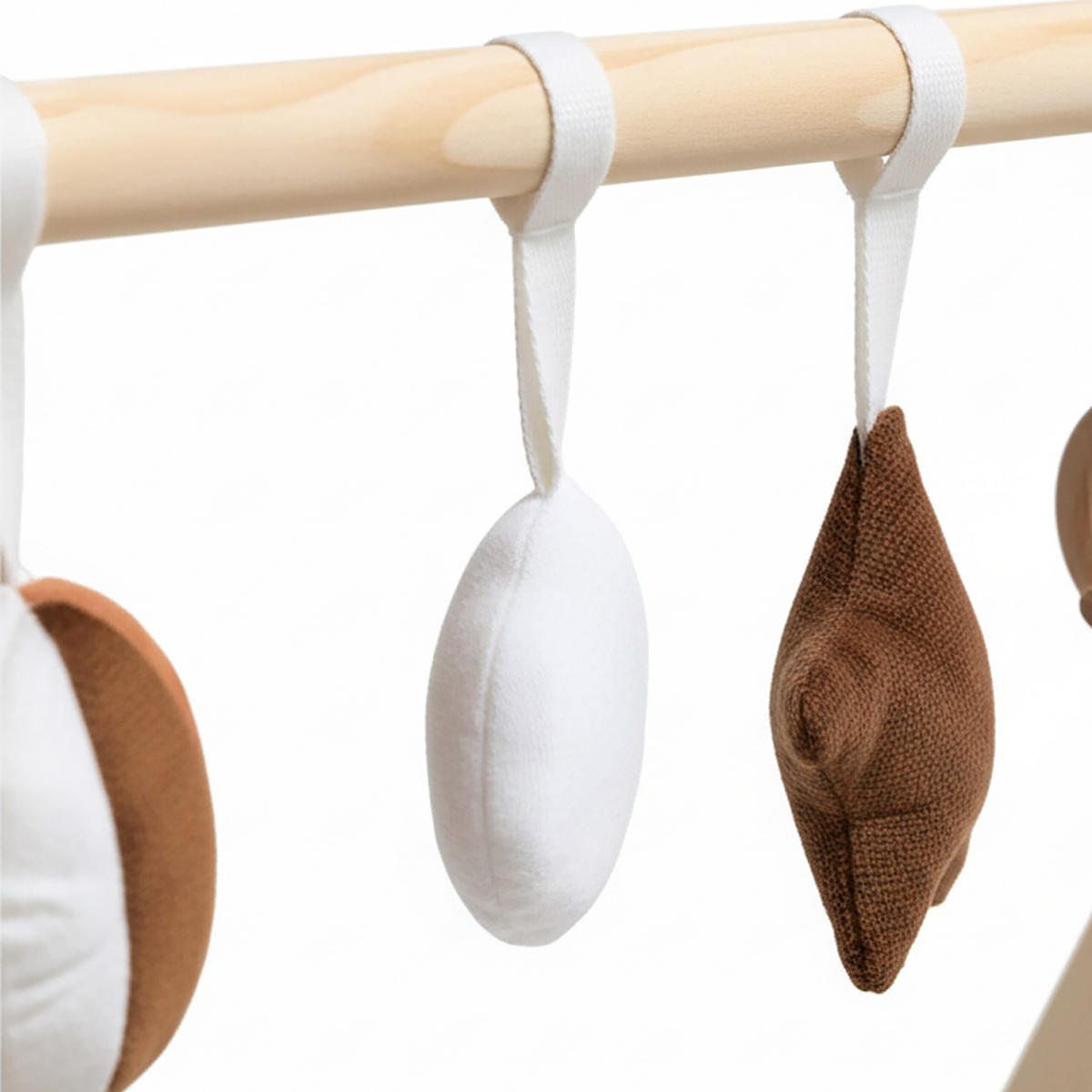 HRACÍOBLOUK - světle hnědá, dřevo/textil (68/55/59.5cm) - Relaxdays