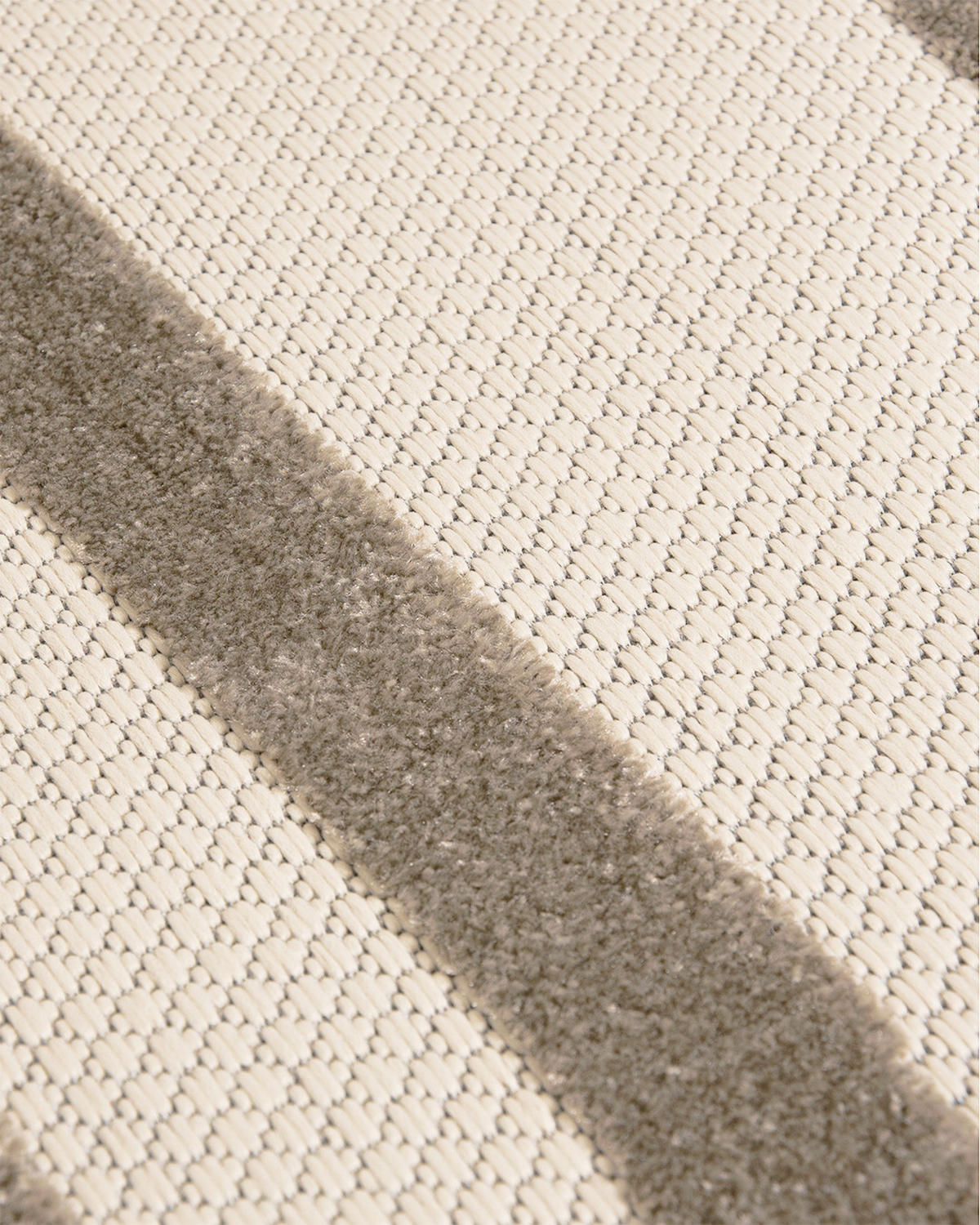 TEPPICH In-& Outdoor Fano Sera Mazovia 120x170cm Braun Creme Geometrisch Kurzflor - Braun, Textil (120/170cm) - Mazovia
