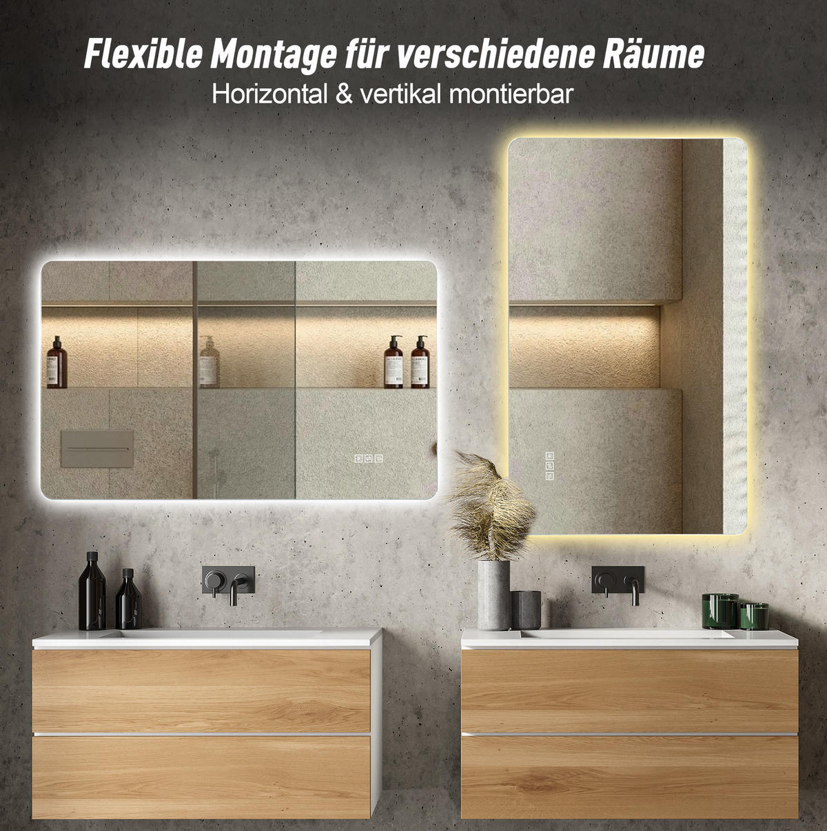 WANDSPIEGEL 60/2,9/100 cm silber aus Glas und Metall mit Anti-Beschlag - Silberfarben, Glas (60/2.9/100cm) - OKWISH