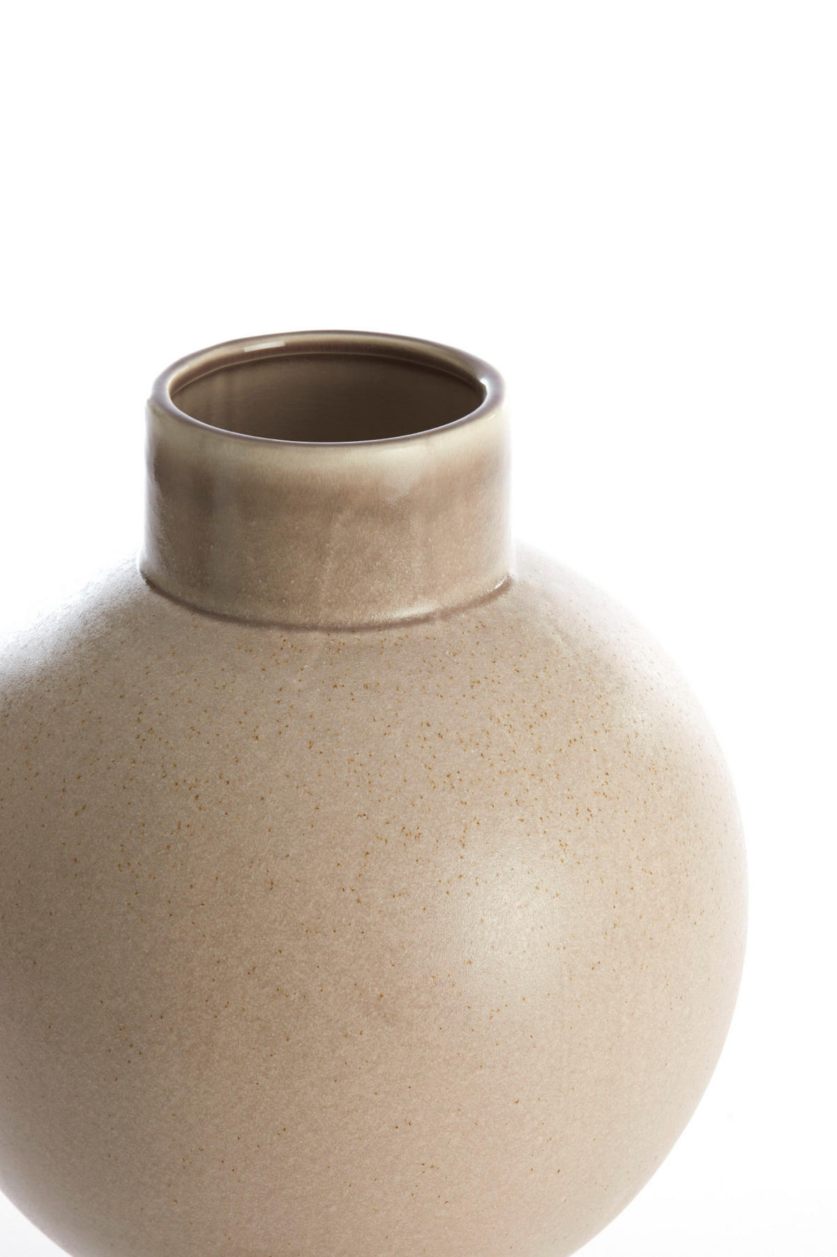 VASE Zelata Braun Ø28/38 cm - Braun, Keramik (38cm) - Light & Living