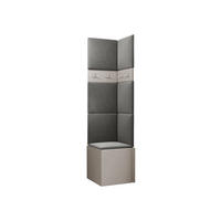 GARDEROBEN-SET Orion XXI - Kaschmir/Grau, Holzwerkstoff/Kunststoff (42/186/46cm) - MIRJAN24