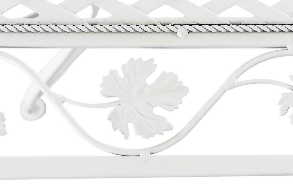 GARTENTISCH Asiri weiß - Weiß, Metall (72/60/60cm) - TPFGarden