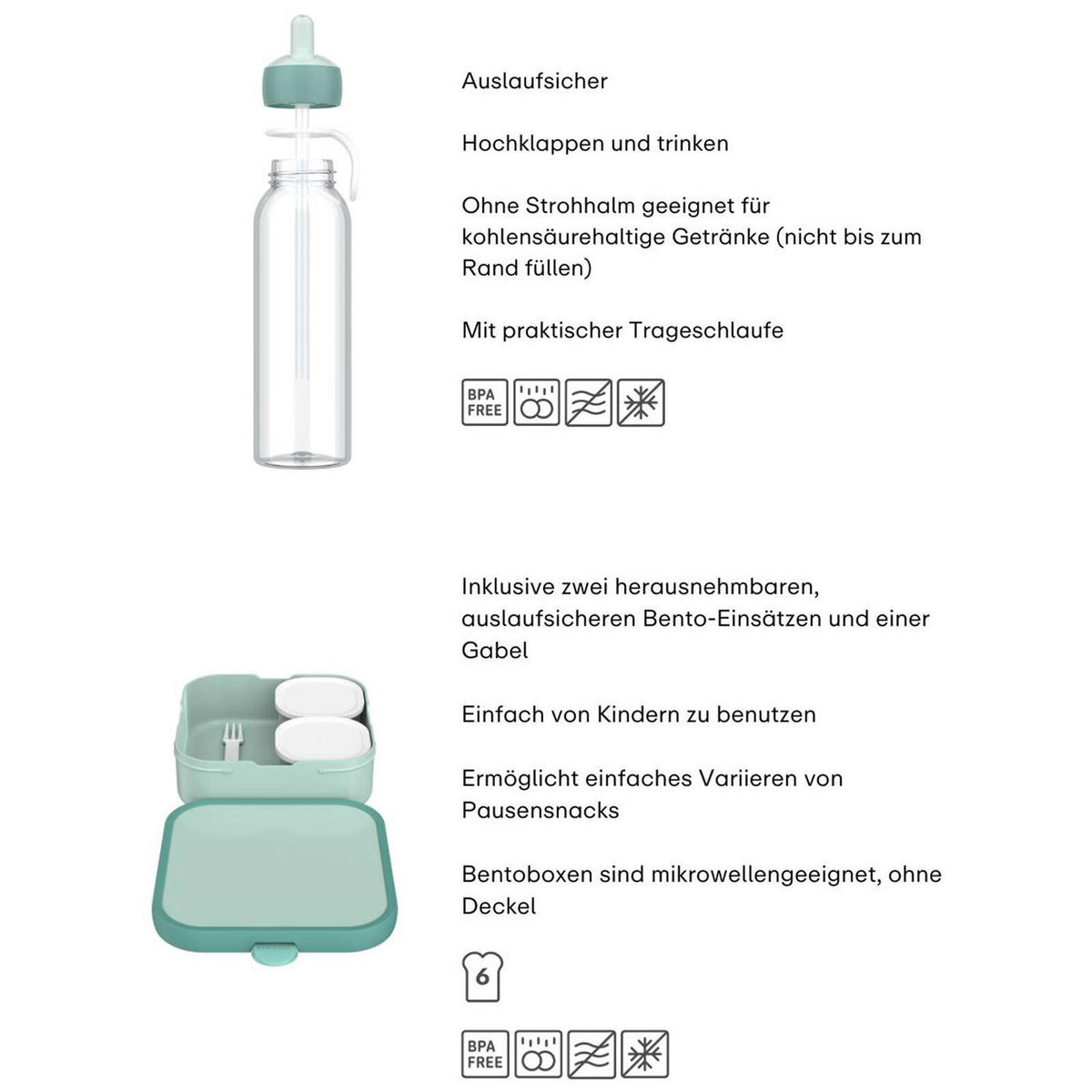LUNCHSET XL Campus (2025) Cool Blue 2er Set - Blau, Kunststoff (1/1/1cm) - Mepal