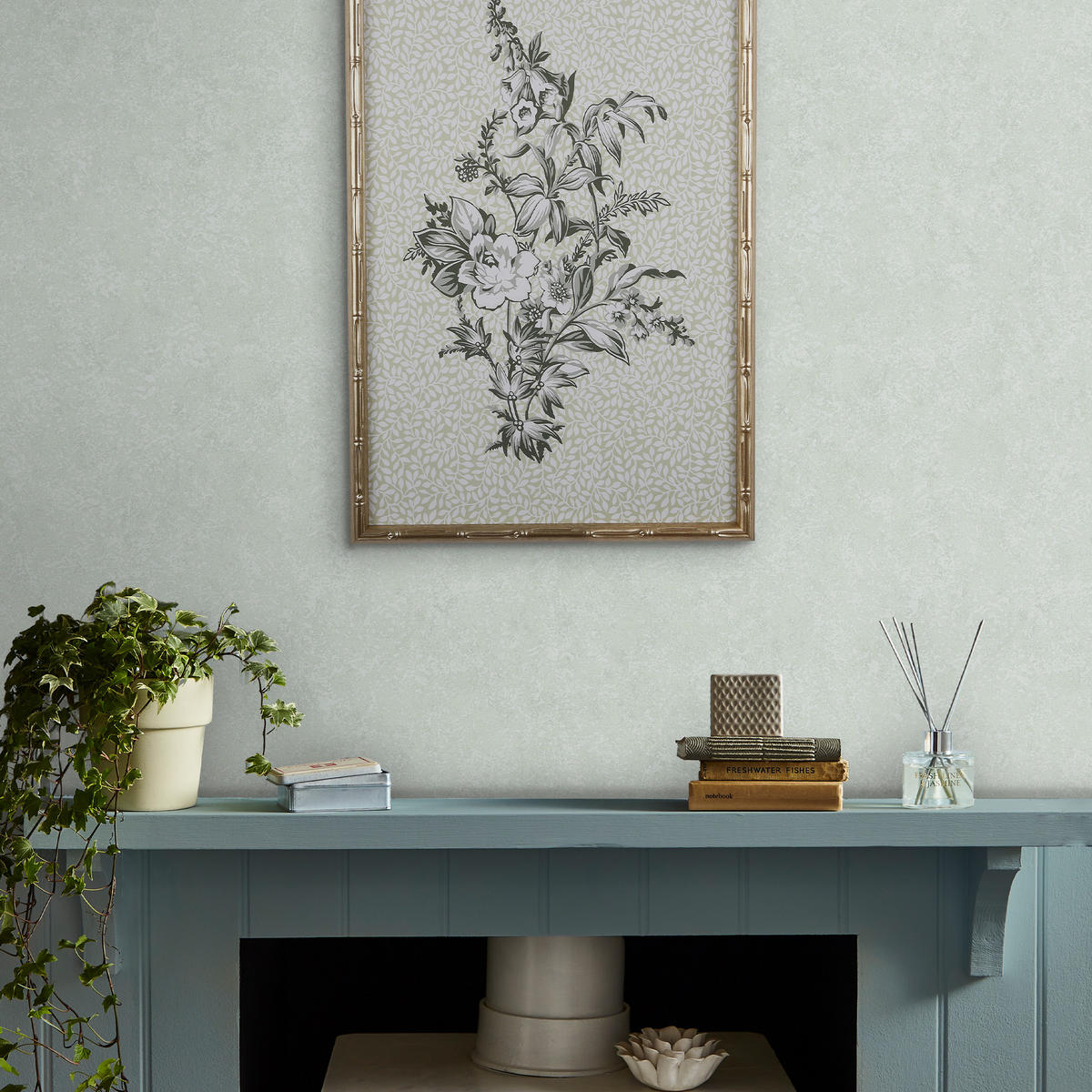VLIESTAPETE Brindley Duck Egg Blue - Blau, Papier/Kunststoff (52/1000cm) - Graham & Brown