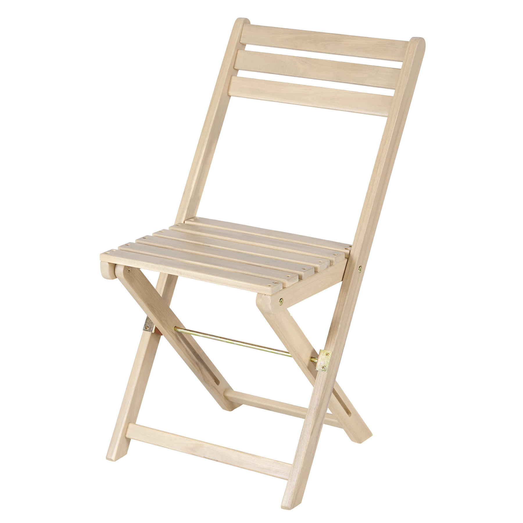 BALKONSTUHL BALI Akazie Natur - Braun, Holz (52/80/42cm) - riess-ambiente