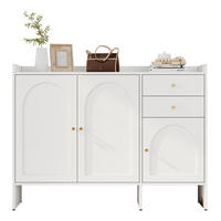 SCHUHSCHRANK 120/35/90 cm in Weiß mit 3 Türen und 2 Schubladen - Weiß, Holzwerkstoff (120/90/35cm) - BEAOK
