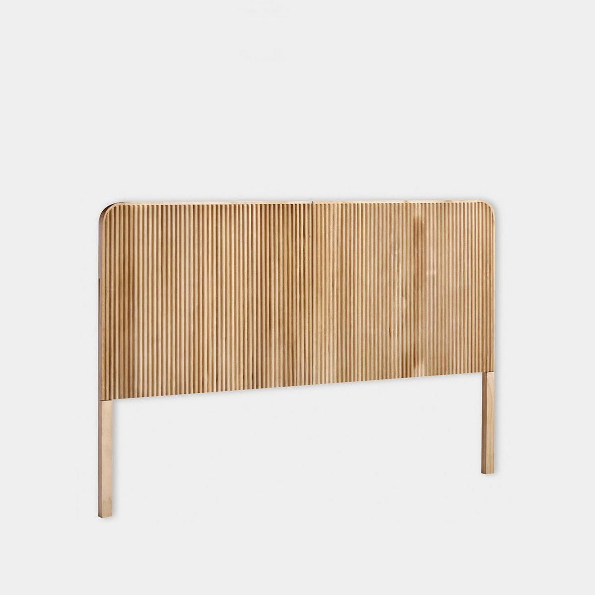 KOPFTEIL DOPPELTES Onni Natürlich 164 cm x 108 cm - Naturfarben, Holz (164/3cm) - Klast Home