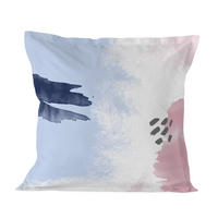 KISSENBEZUG tempera 80x80 cm mehrfarbig - Multicolor, Textil (80/80cm) - Happy Friday