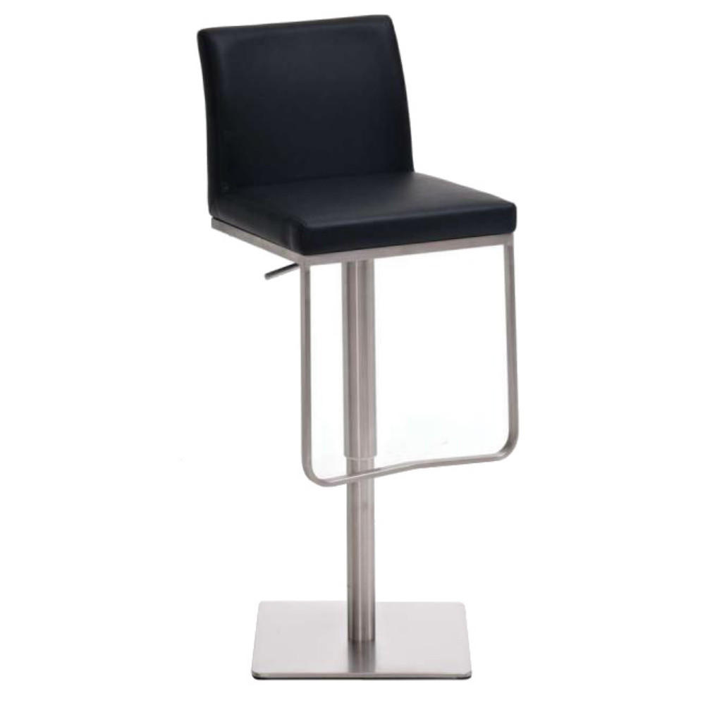 Deluke Barhocker Schwarz 42x86x44 cm