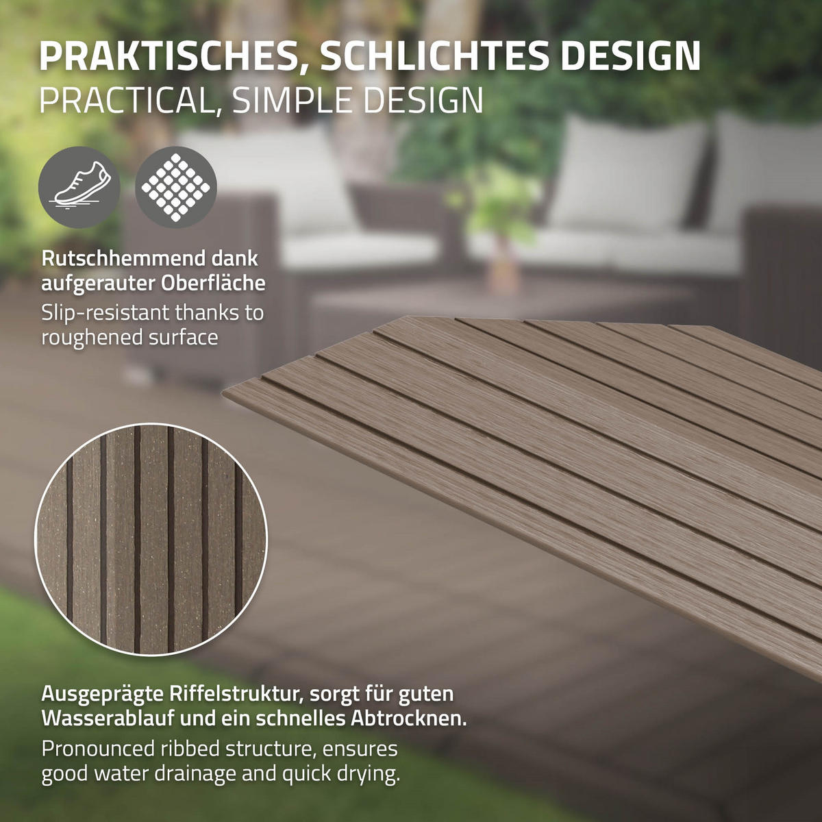 ABSCHLUSSLEISTE WPC Ecke links Dunkelbraun - Dunkelbraun, Holzwerkstoff (38/2/7.5cm) - ML-DESIGN