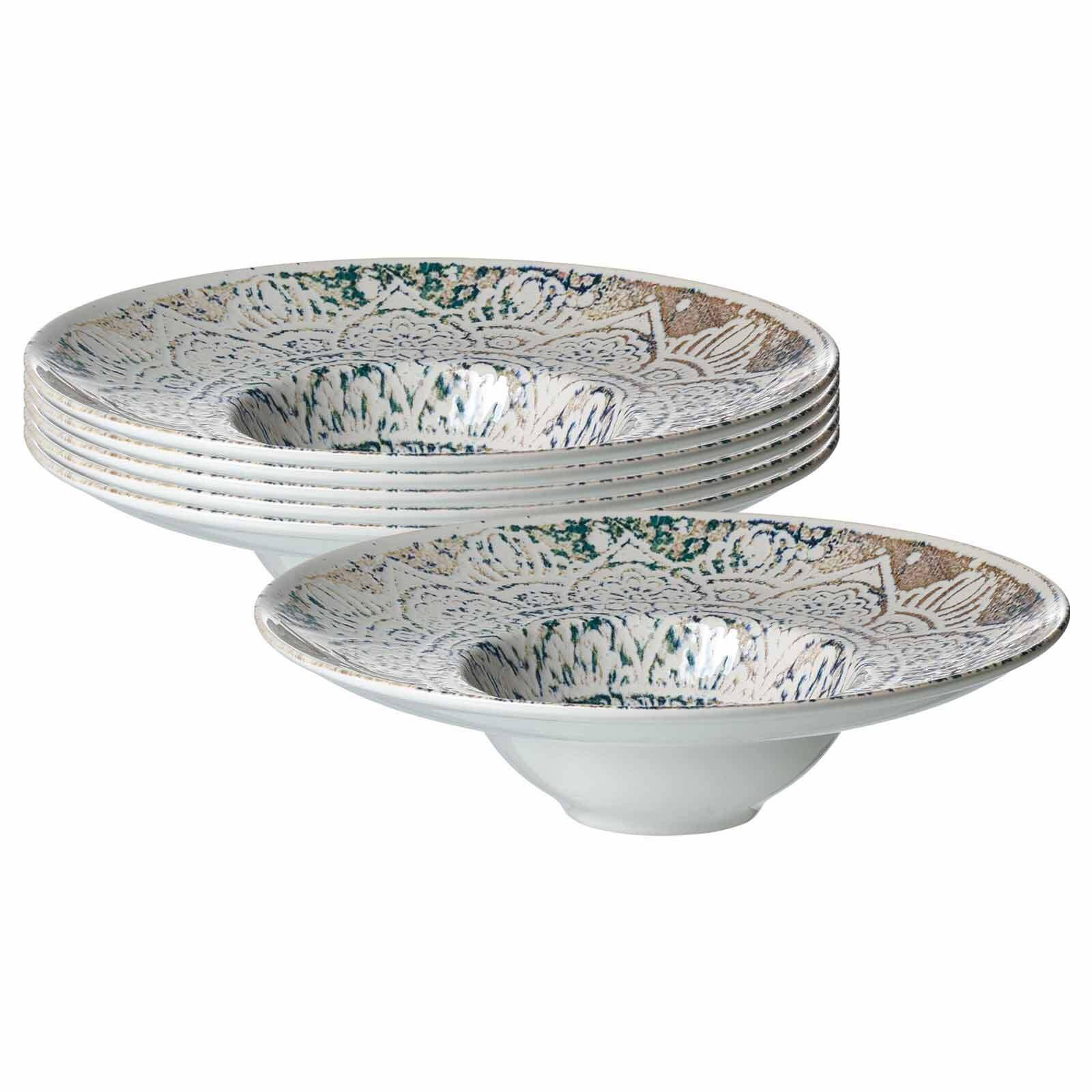 GOURMETTELLER Luigi bunt ø 25 cm 6er Set - Multicolor, Keramik (25cm) - Ritzenhoff Breker