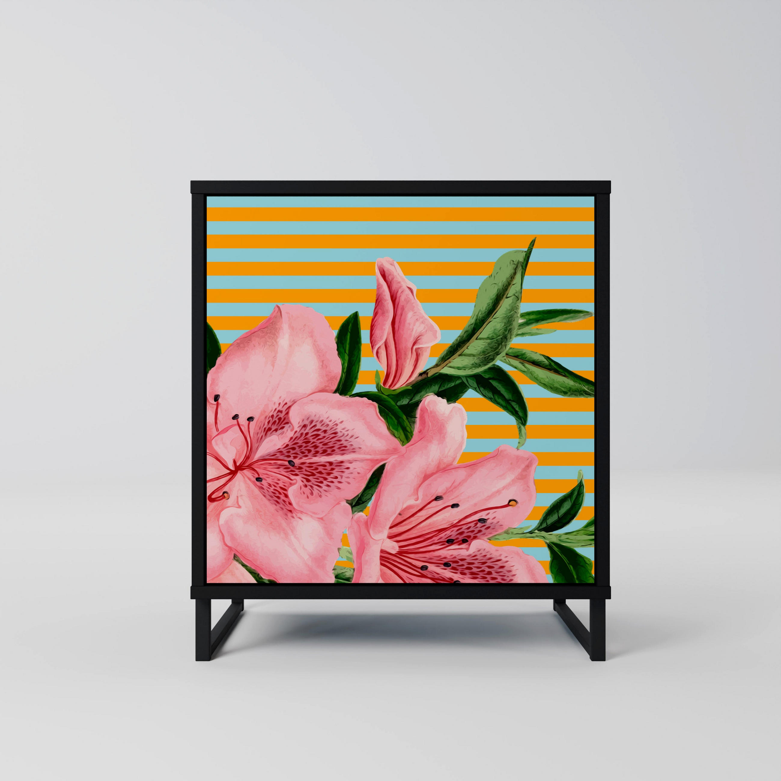 SpaceRebels Sideboard Schwarz 57.5x67.5x42 cm