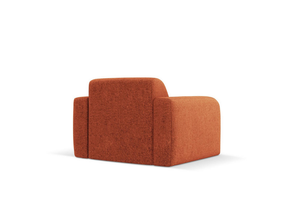 SESSEL Molino aus Chenille-Stoff terrakotta - Terra cotta, Textil (95/72/105cm) - Micadoni