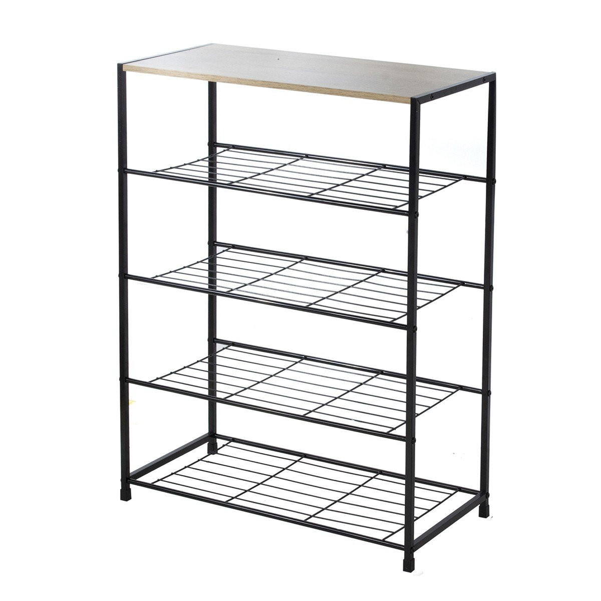 SCHUHREGAL 5-stufig 63/30/83 cm - Apfelbaumfarben, Holzwerkstoff (30/83/63cm) - Calicosy