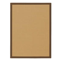 TEPPICH Sisal Manaus hanf/havanna 150x150cm - Sandfarben/Braun, Textil (150/150cm) - Astra