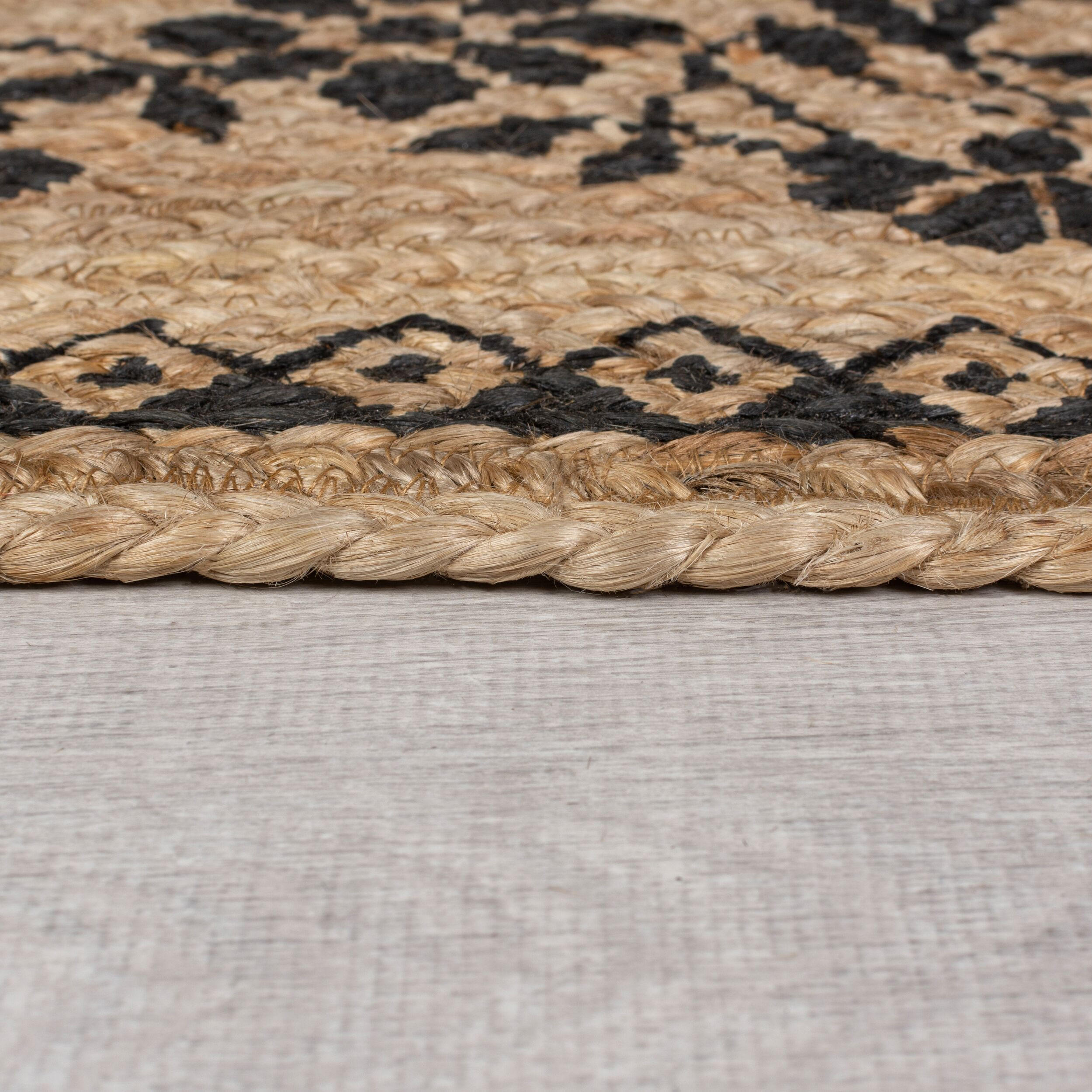 Thumbnail - Kadima Design Teppich, Braun, Naturmaterialien, Floral, Rechteckig, 80x150 cm, pflegeleicht, Teppiche & Böden, Teppiche,...