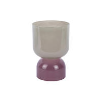 VASE Variado Colores Small - Grau/Grün - 22 cm - Grau, Glas (15/22cm) - Present Time