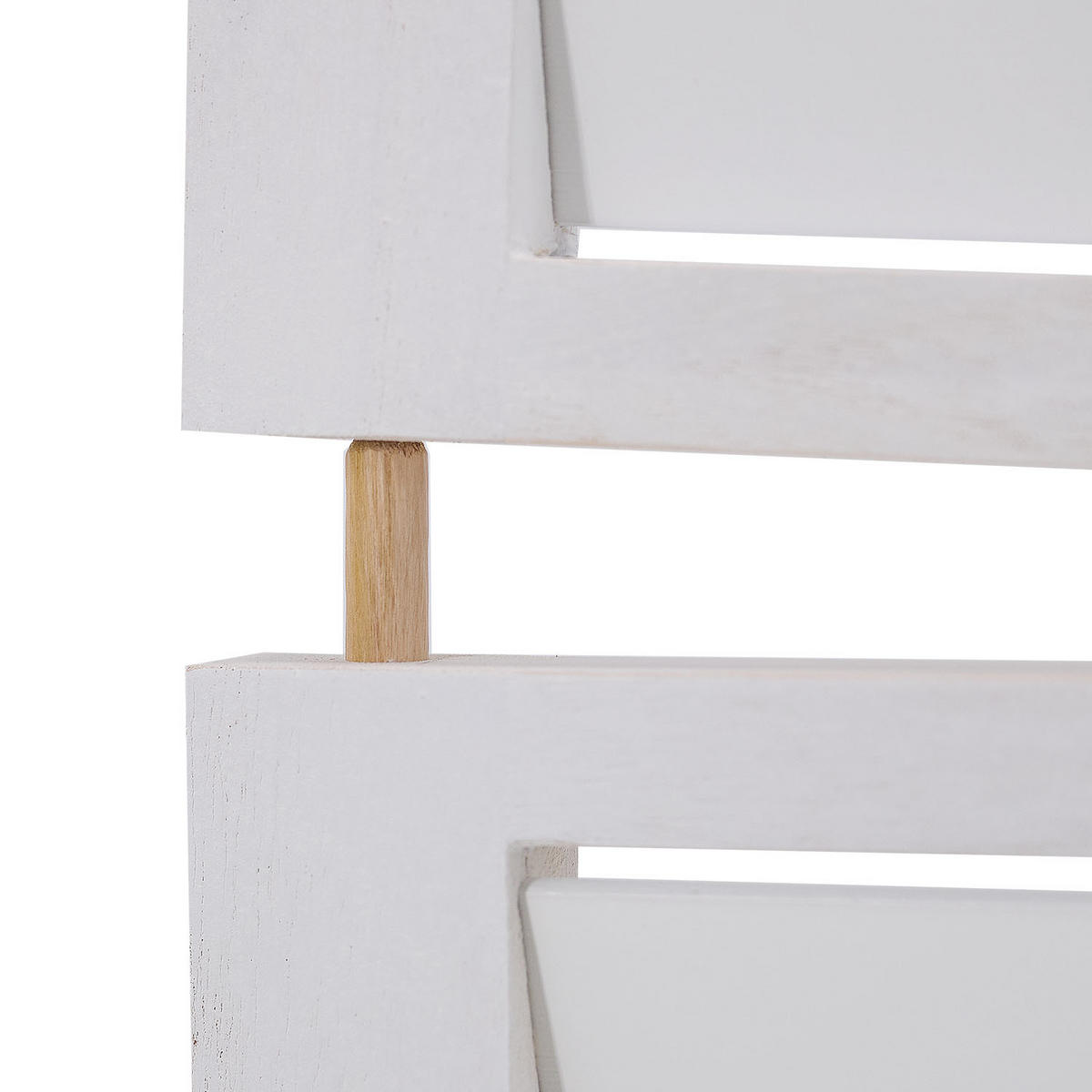 PARAVENT 120/170 cm Weiß - Weiß, Holz (120/170/2cm) - Homestyle4u
