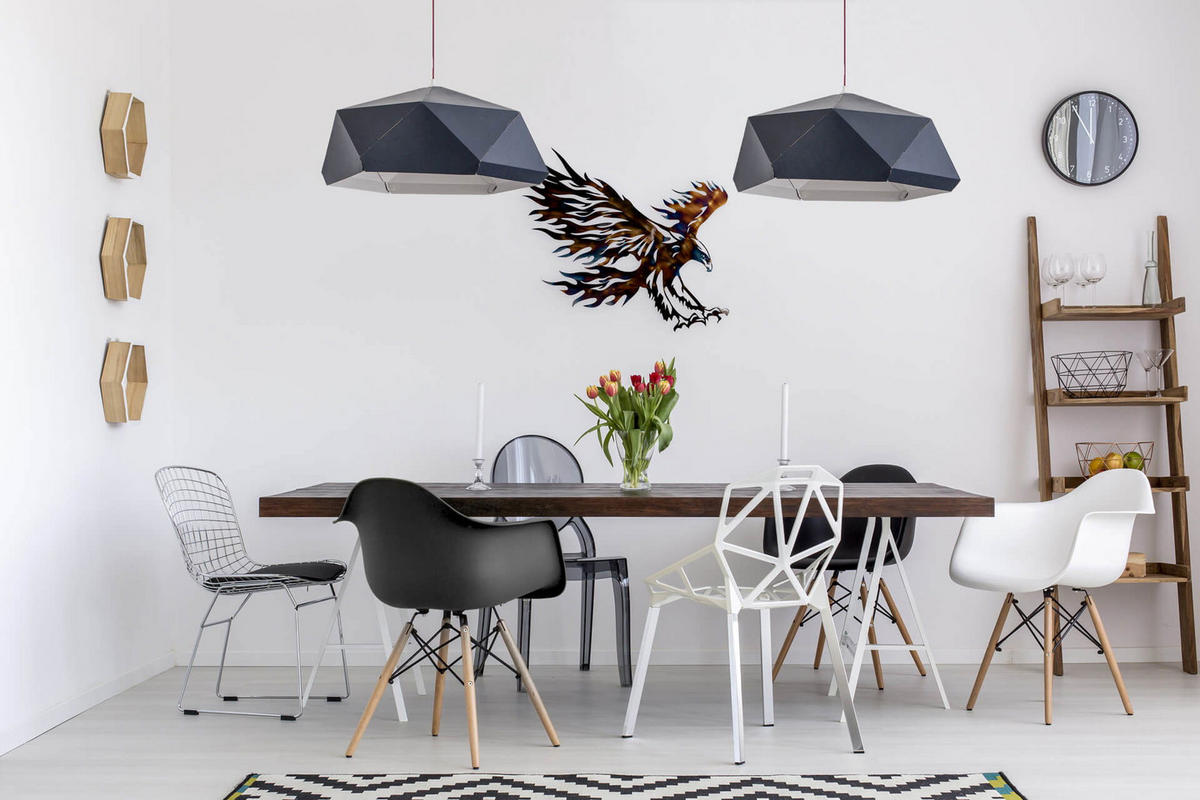 WANDDEKO Braun 93/72 cm - Braun, Metall (2.1/72/3cm) - KUNSTLOFT