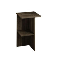 NACHTTISCH quadratisch mit ablage 36/36/60 cm - Naturfarben, Holzwerkstoff (36/60/37cm) - Calicosy