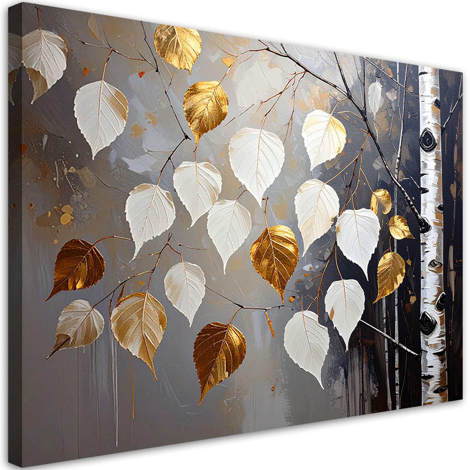 Feeby Bild Weiß 120x80 cm