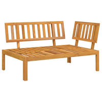 GARTEN-ECKSOFA Aus Paletten Massivholz Akazie - Braun, Holz (92/69/133cm) - vidaXL