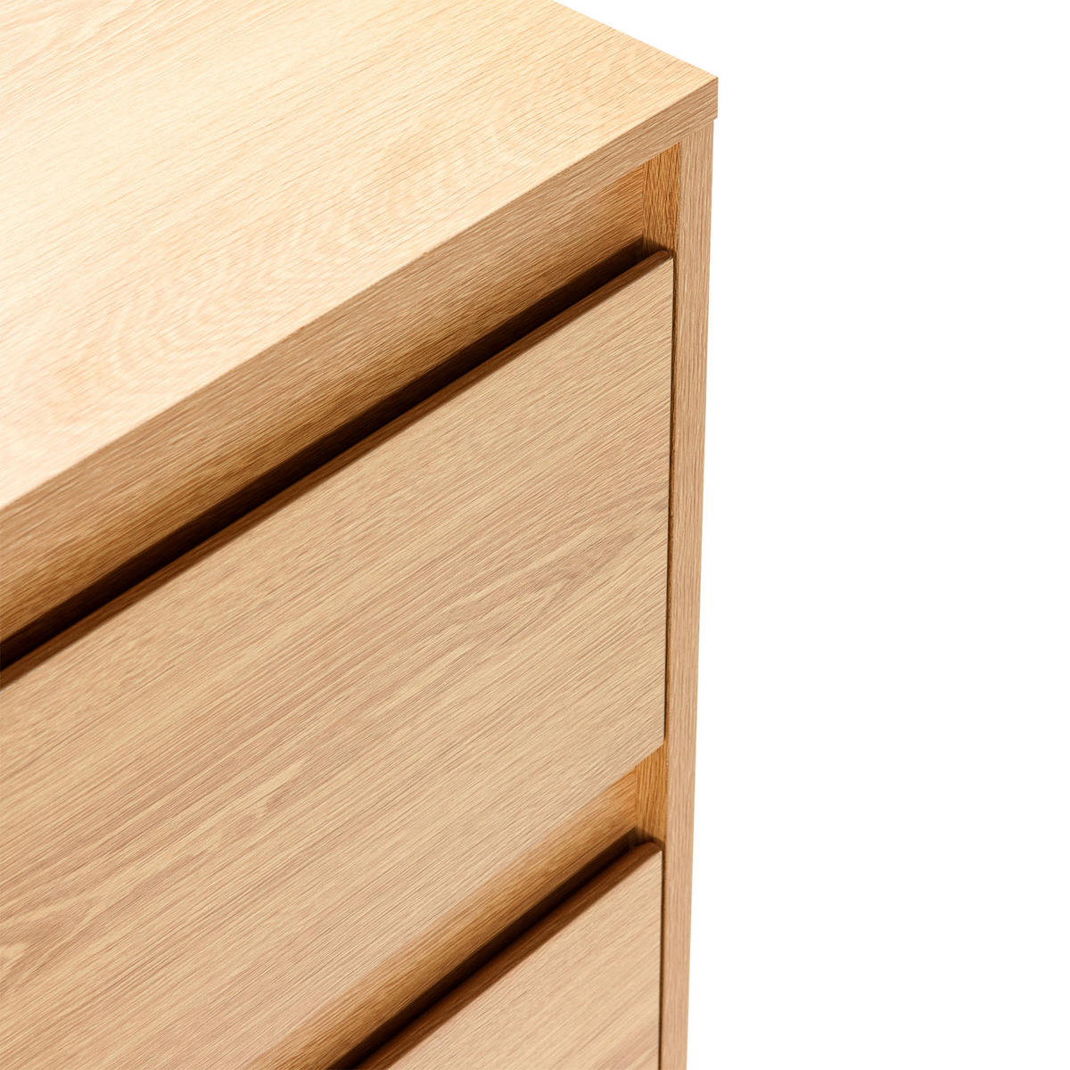 KOMMODE 80/80/40 Tori Eichenfarbe - Honigeiche, Holzwerkstoff (80/80/40cm) - VS Venta-stock