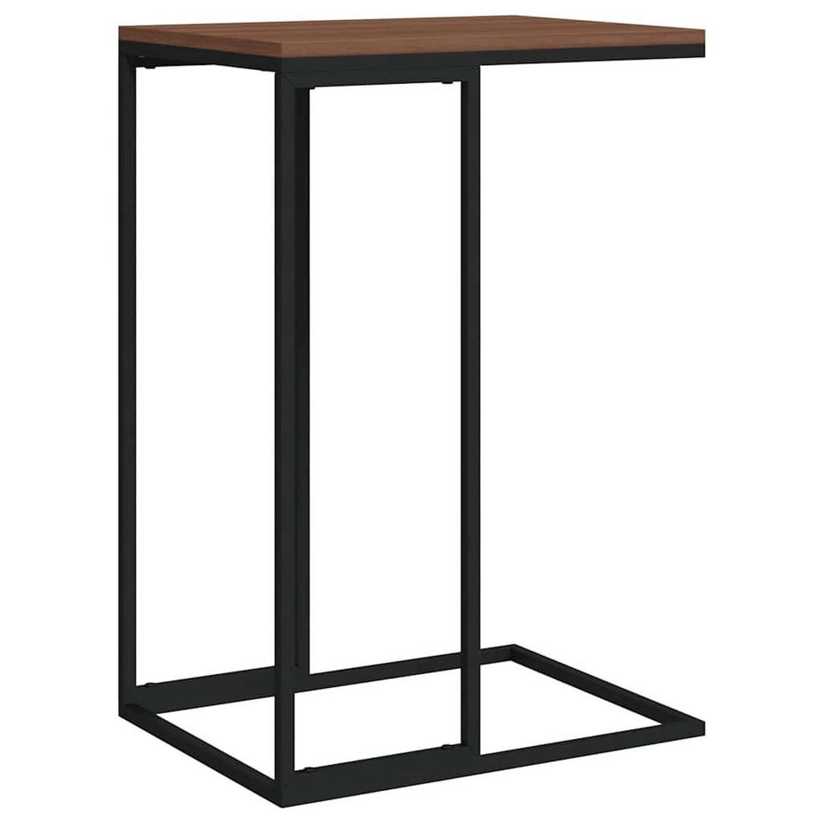 BEISTELLTISCH Industrial-Stil 40/30/59 cm aus Holzwerkstoff, Eisen Schwarz - Schwarz, Holz (30/40/59cm) - vidaXL