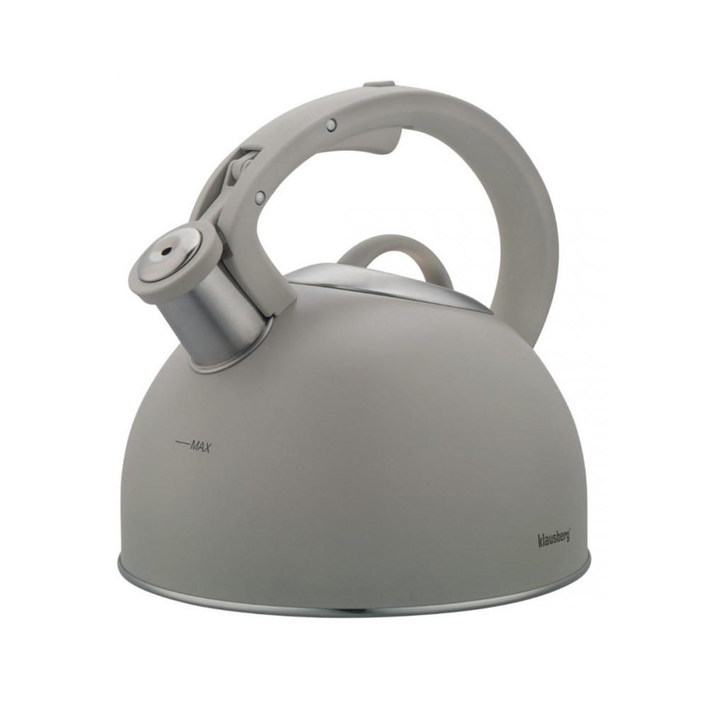 WASSERKESSEL Grau 23/21/22 cm KB7912 - Grau, Metall (23cm) - Klausberg 