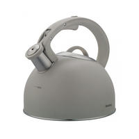 WASSERKESSEL Grau 23/21/22 cm KB7912 - Grau, Metall (23cm) - Klausberg 