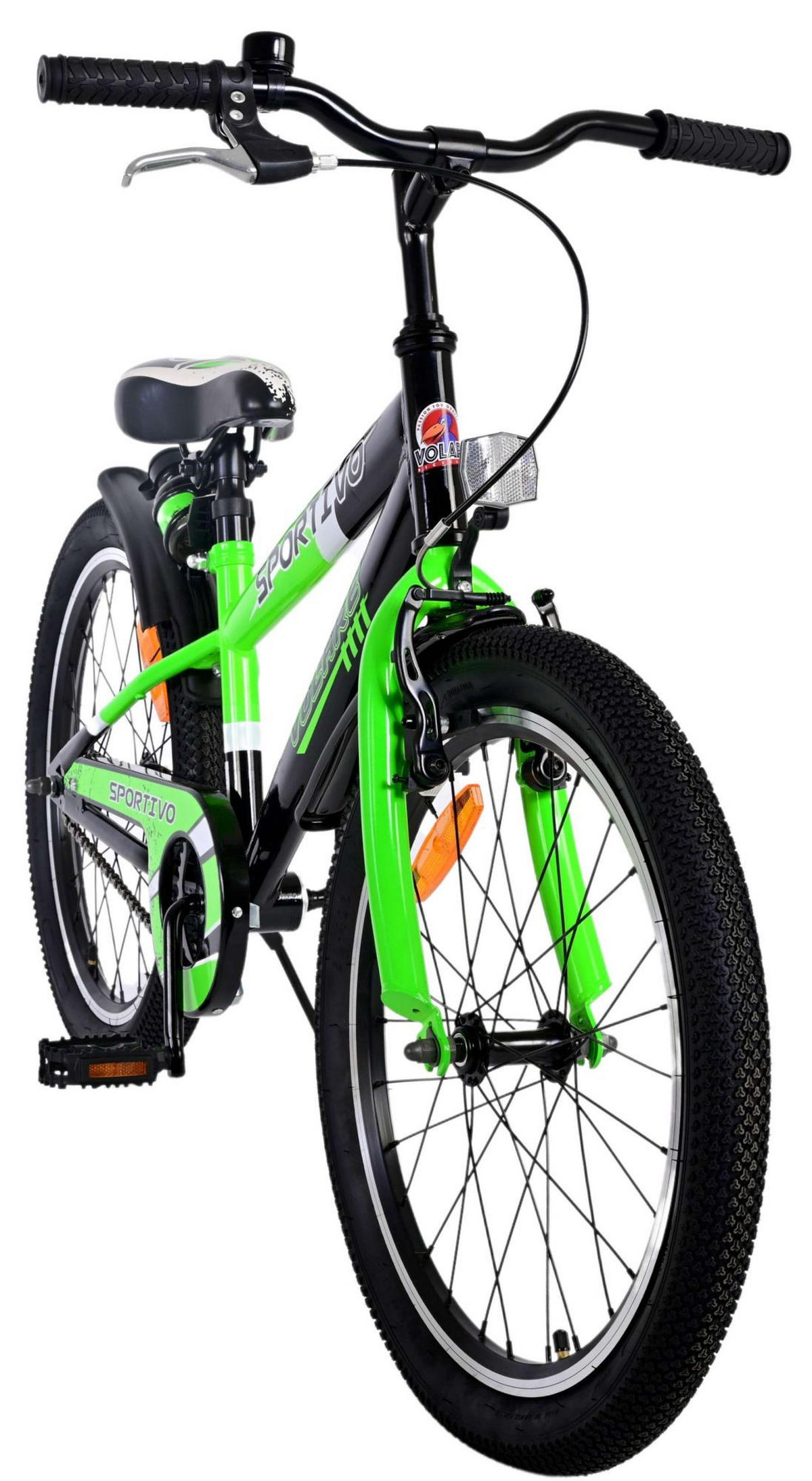 KINDERFAHRRAD Sportivo - Jungen - 20 Zoll - Rücktritt + Handbremse - Grün - Grün, Metall (60cm) - TPFSports