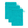 WASCHHANDSCHUH PEARL 3ER PACK - Blau, Textil (15/20cm) - Möve for Frottana