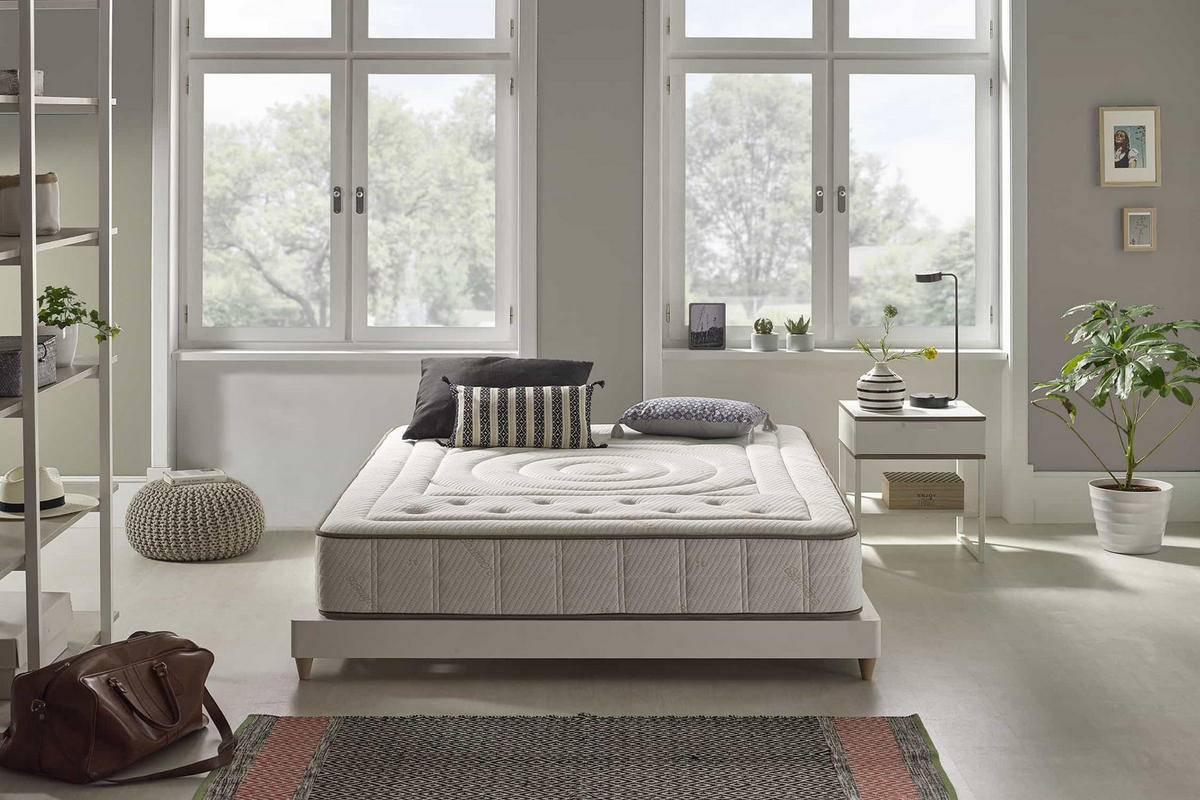 MATRATZE Cashmere Premier , 27cm, 80x190cm - Weiß, Textil (80/190cm) - Moonia