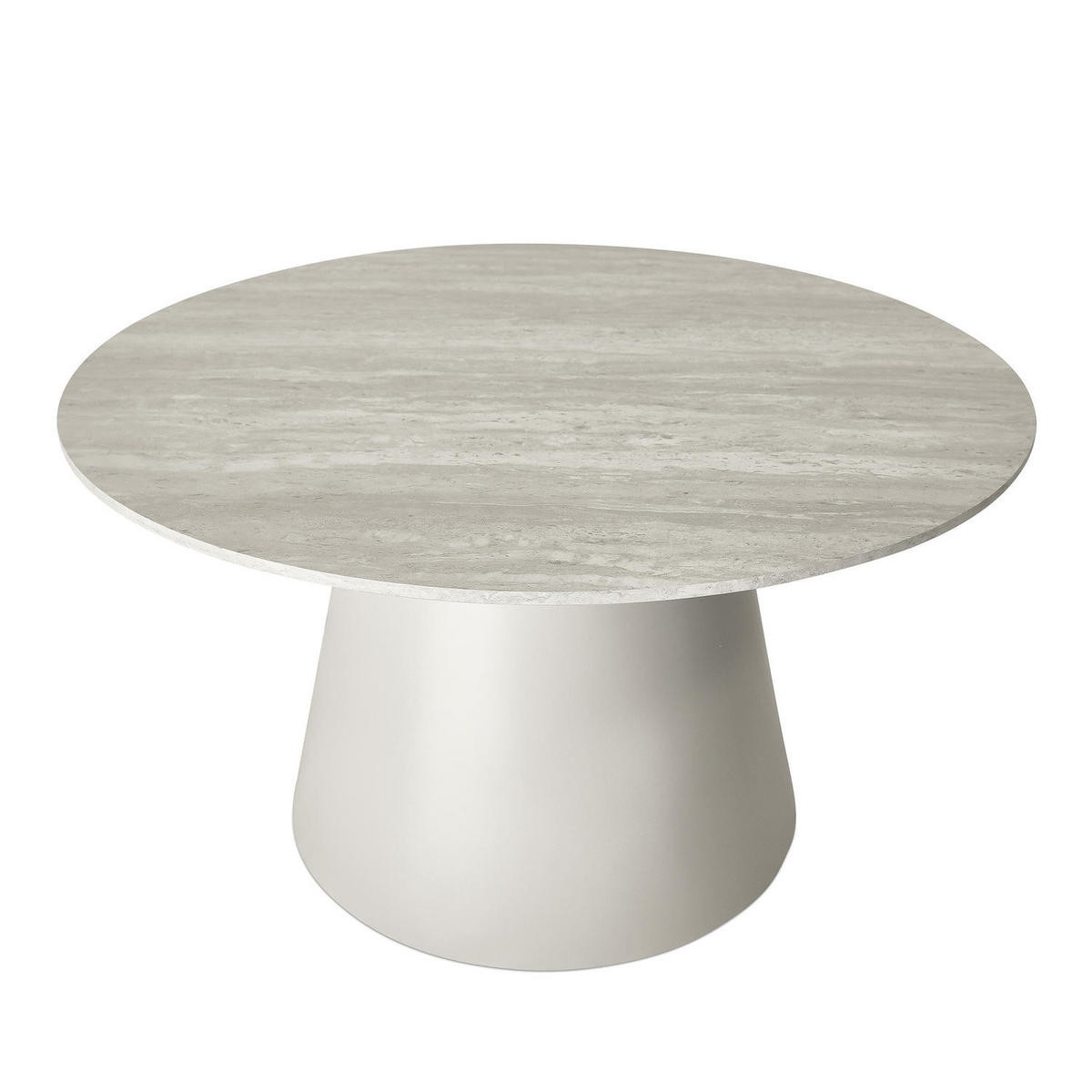 COUCHTISCH rund Grau 80/80/45 cm - Grau, Holzwerkstoff (80/80/45cm) - Furnhouse